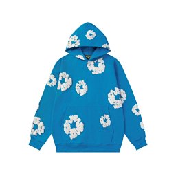 1:1 Batch Kapok Foam Flower Set High Street Loose Hoodie and Sweatpants-P4M