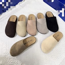1:1 Batch Birk women's smooth leather platform slippers with cork lining-P4M