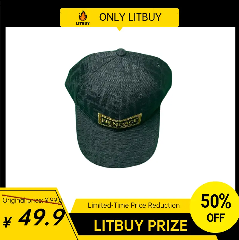 3鸭舌帽 字母Logo 棉质-L