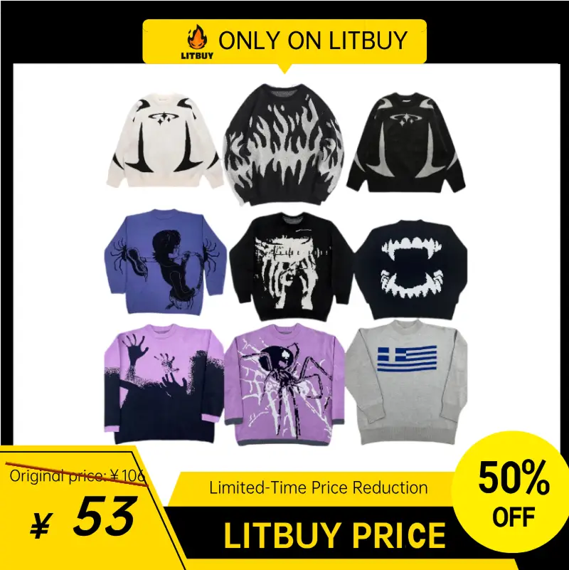 亚马逊跨境气质通勤风套头毛衣女装秋冬新款宽松百搭圆领针织衫外