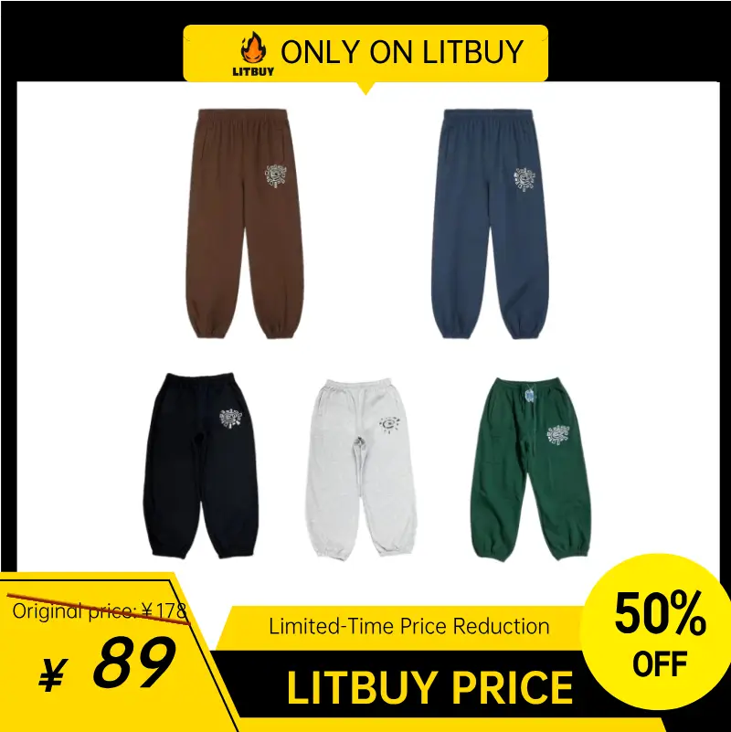 英潮小众太阳卷卫裤0801-L