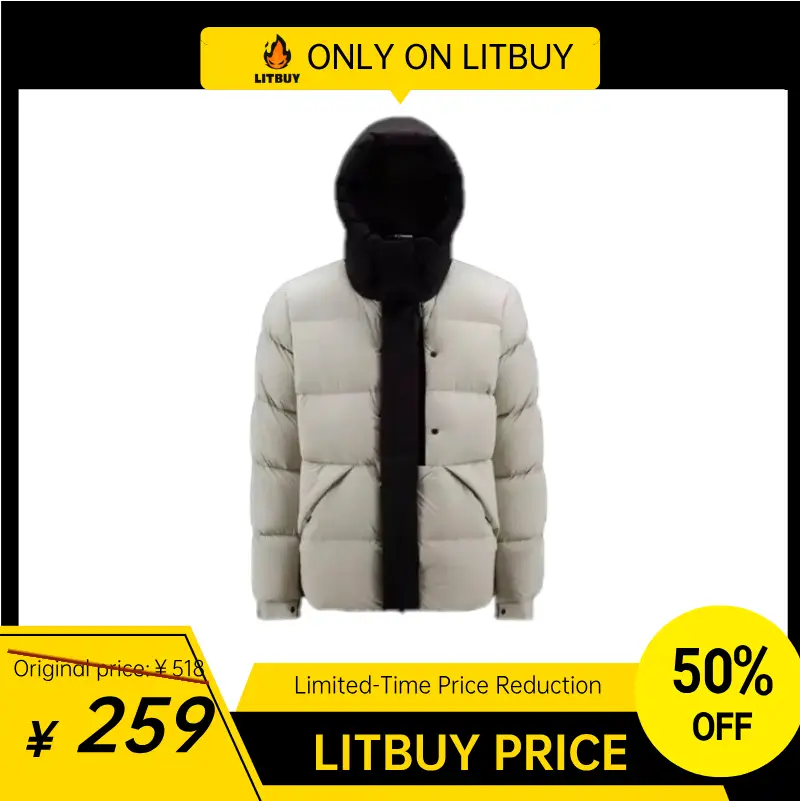 Mon Color blocked short down jacket-L