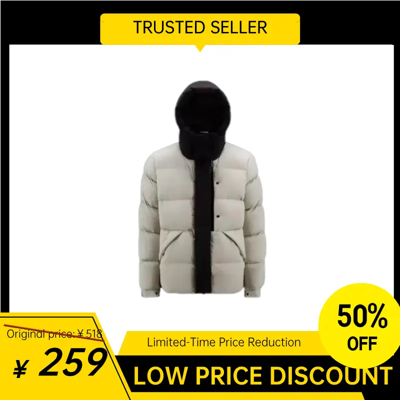 Mon Color blocked short down jacket-L