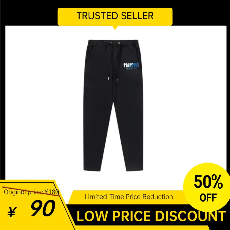 彩虹渐变字母虎头印花ins潮流卫衣+裤子运动卫裤慢跑套装-MLMLSPTS0505-L